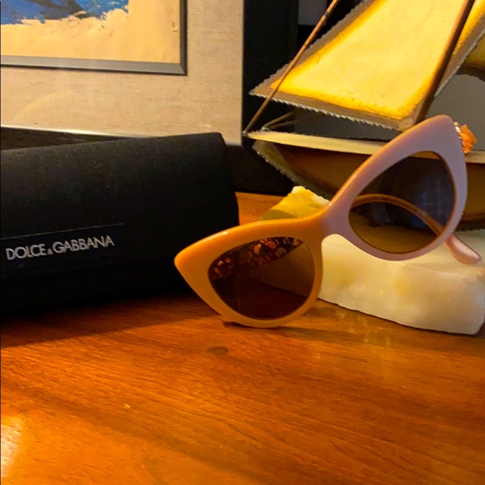 Dolce and Gabbana sunglasses with case.